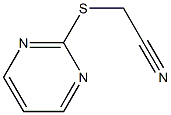 2-(pyrimidin-2-ylsulfanyl)acetonitrile Structure