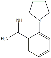 2-(pyrrolidin-1-yl)benzene-1-carboximidamide 化学構造式