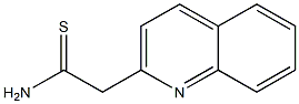 2-(quinolin-2-yl)ethanethioamide,,结构式