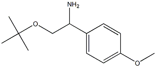 2-(tert-butoxy)-1-(4-methoxyphenyl)ethan-1-amine,,结构式