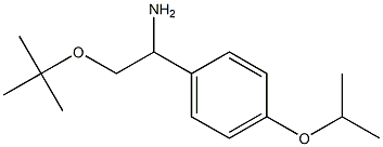 2-(tert-butoxy)-1-[4-(propan-2-yloxy)phenyl]ethan-1-amine 化学構造式