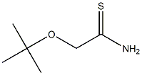 2-(tert-butoxy)ethanethioamide Struktur