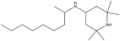 2,2,6,6-tetramethyl-N-(nonan-2-yl)piperidin-4-amine,,结构式