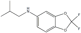 2,2-difluoro-N-(2-methylpropyl)-2H-1,3-benzodioxol-5-amine Structure