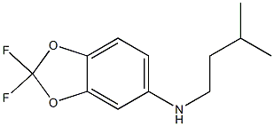 2,2-difluoro-N-(3-methylbutyl)-2H-1,3-benzodioxol-5-amine Structure