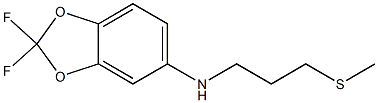 2,2-difluoro-N-[3-(methylsulfanyl)propyl]-2H-1,3-benzodioxol-5-amine