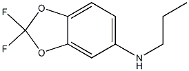 2,2-difluoro-N-propyl-2H-1,3-benzodioxol-5-amine Structure