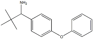 2,2-dimethyl-1-(4-phenoxyphenyl)propan-1-amine 结构式