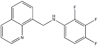 2,3,4-trifluoro-N-(quinolin-8-ylmethyl)aniline,,结构式