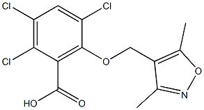 2,3,5-trichloro-6-[(3,5-dimethylisoxazol-4-yl)methoxy]benzoic acid