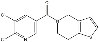 2,3-dichloro-5-{4H,5H,6H,7H-thieno[3,2-c]pyridin-5-ylcarbonyl}pyridine