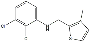 2,3-dichloro-N-[(3-methylthiophen-2-yl)methyl]aniline Struktur