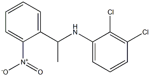 2,3-dichloro-N-[1-(2-nitrophenyl)ethyl]aniline,,结构式