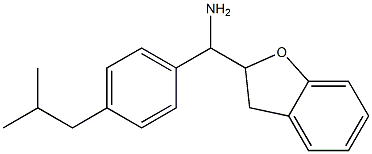 2,3-dihydro-1-benzofuran-2-yl[4-(2-methylpropyl)phenyl]methanamine|