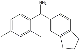 2,3-dihydro-1H-inden-5-yl(2,4-dimethylphenyl)methanamine