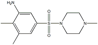 2,3-dimethyl-5-[(4-methylpiperazine-1-)sulfonyl]aniline Structure