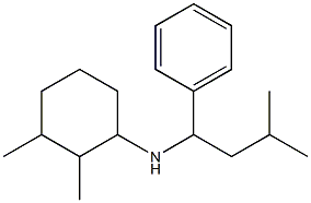 2,3-dimethyl-N-(3-methyl-1-phenylbutyl)cyclohexan-1-amine