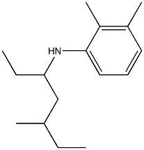 2,3-dimethyl-N-(5-methylheptan-3-yl)aniline 结构式