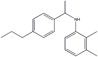 2,3-dimethyl-N-[1-(4-propylphenyl)ethyl]aniline