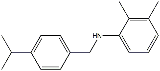 2,3-dimethyl-N-{[4-(propan-2-yl)phenyl]methyl}aniline Structure