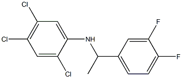 2,4,5-trichloro-N-[1-(3,4-difluorophenyl)ethyl]aniline|