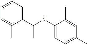 2,4-dimethyl-N-[1-(2-methylphenyl)ethyl]aniline,,结构式