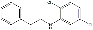 2,5-dichloro-N-(2-phenylethyl)aniline Structure