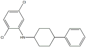 2,5-dichloro-N-(4-phenylcyclohexyl)aniline 化学構造式