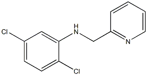 2,5-dichloro-N-(pyridin-2-ylmethyl)aniline 化学構造式