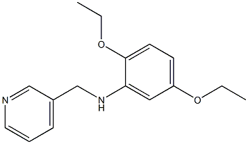 2,5-diethoxy-N-(pyridin-3-ylmethyl)aniline,,结构式