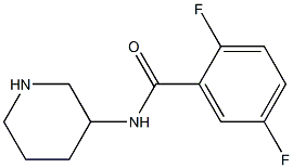 2,5-difluoro-N-piperidin-3-ylbenzamide Structure