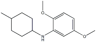 2,5-dimethoxy-N-(4-methylcyclohexyl)aniline Structure