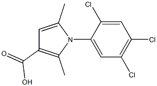 2,5-dimethyl-1-(2,4,5-trichlorophenyl)-1H-pyrrole-3-carboxylic acid|