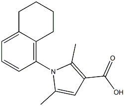 2,5-dimethyl-1-(5,6,7,8-tetrahydronaphthalen-1-yl)-1H-pyrrole-3-carboxylic acid