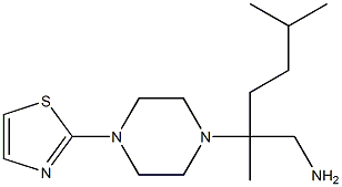 2,5-dimethyl-2-[4-(1,3-thiazol-2-yl)piperazin-1-yl]hexan-1-amine