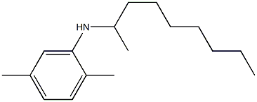 2,5-dimethyl-N-(nonan-2-yl)aniline 结构式