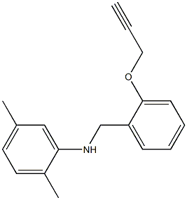 2,5-dimethyl-N-{[2-(prop-2-yn-1-yloxy)phenyl]methyl}aniline