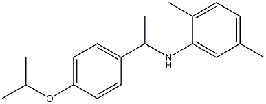 2,5-dimethyl-N-{1-[4-(propan-2-yloxy)phenyl]ethyl}aniline Struktur