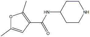 2,5-dimethyl-N-piperidin-4-yl-3-furamide Structure
