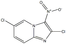 2,6-dichloro-3-nitroimidazo[1,2-a]pyridine 化学構造式