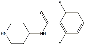 2,6-difluoro-N-(piperidin-4-yl)benzamide Structure