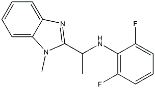 2,6-difluoro-N-[1-(1-methyl-1H-1,3-benzodiazol-2-yl)ethyl]aniline