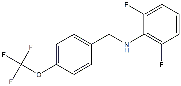 2,6-difluoro-N-{[4-(trifluoromethoxy)phenyl]methyl}aniline