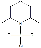 2,6-dimethylpiperidine-1-sulfonyl chloride Structure