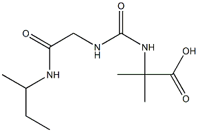 2-[({[2-(sec-butylamino)-2-oxoethyl]amino}carbonyl)amino]-2-methylpropanoic acid