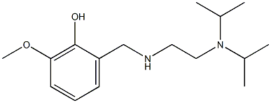 2-[({2-[bis(propan-2-yl)amino]ethyl}amino)methyl]-6-methoxyphenol|