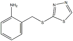 2-[(1,3,4-thiadiazol-2-ylsulfanyl)methyl]aniline Structure