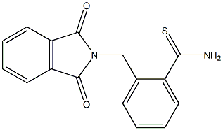 2-[(1,3-dioxo-1,3-dihydro-2H-isoindol-2-yl)methyl]benzenecarbothioamide Structure