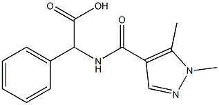 2-[(1,5-dimethyl-1H-pyrazol-4-yl)formamido]-2-phenylacetic acid