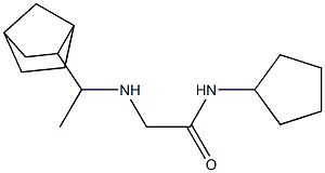  2-[(1-{bicyclo[2.2.1]heptan-2-yl}ethyl)amino]-N-cyclopentylacetamide